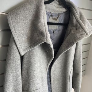 Gray peacoat